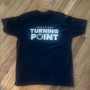 Turning Point Men's Black Tee